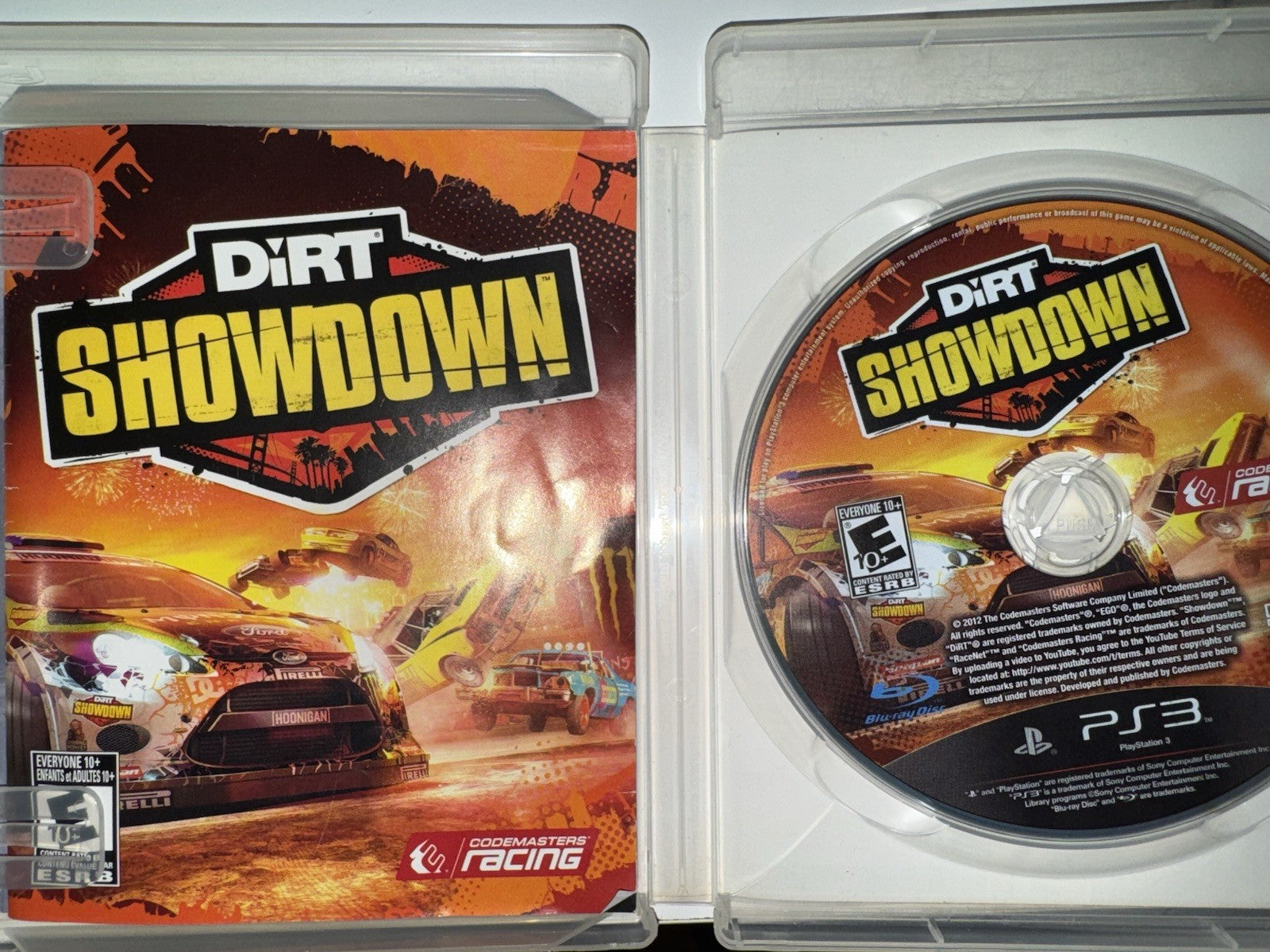 DiRT Showdown (Sony PlayStation 3, 2012) CIB COMPLETE + MANUAL PS3