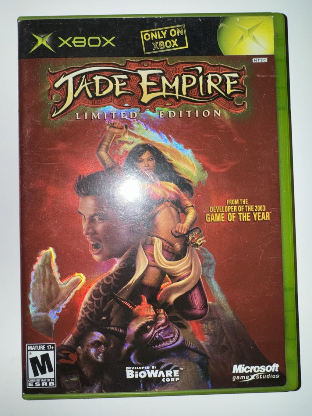 Jade Empire: Limited Edition (Microsoft Xbox, 2005) W/ FRENCH MANUAL ONLY