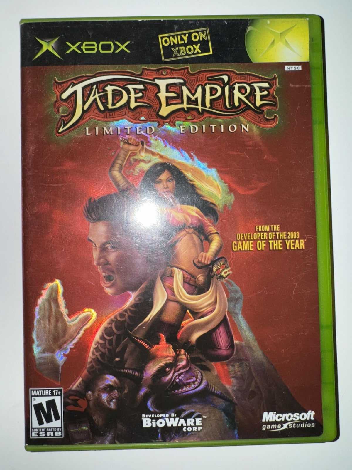Jade Empire: Limited Edition (Microsoft Xbox, 2005) W/ FRENCH MANUAL ONLY