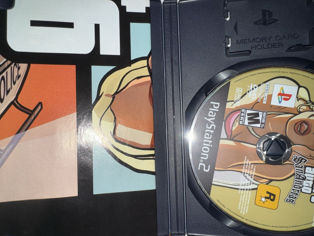 Grand Theft Auto San Andreas (Sony PlayStation 2 2004) CIB COMPLETE +MAP PS2 GTA