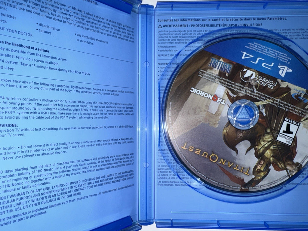 Titan Quest (Sony PlayStation 4, 2018) PS4