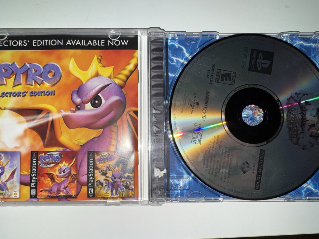 Crash Bandicoot: Warped (Sony PlayStation 3, 2008) CIB COMPLETE + MANUAL PS1