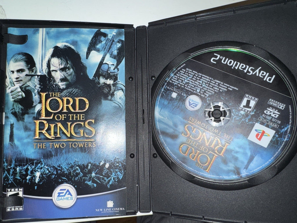 Lord of the Rings: The Two Towers (Sony PlayStation 2, 2002) CIB COMPLETE PS2