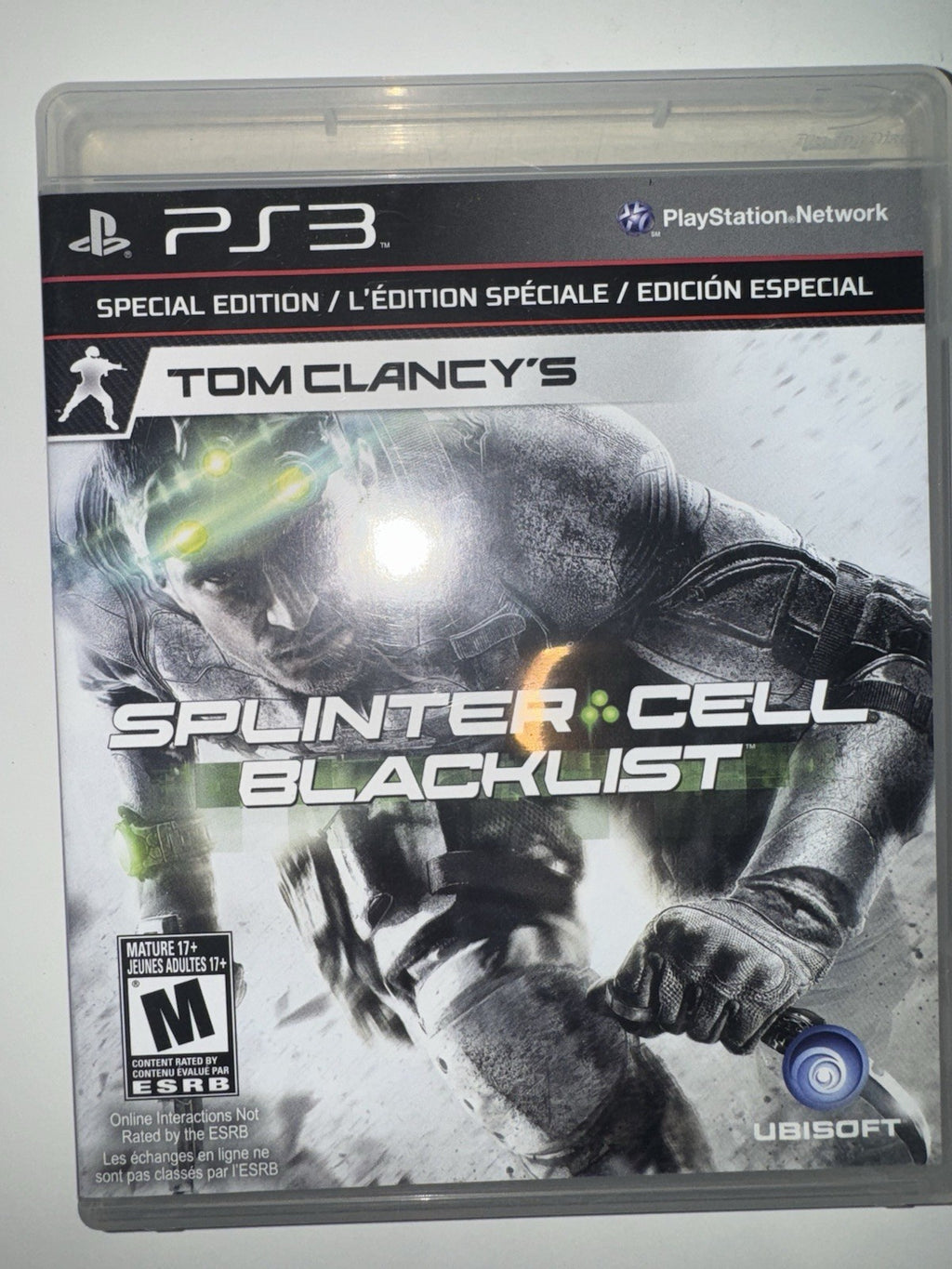 Tom Clancy's Splinter Cell: Blacklist (Sony PlayStation 3 2013) CIB COMPLETE PS3