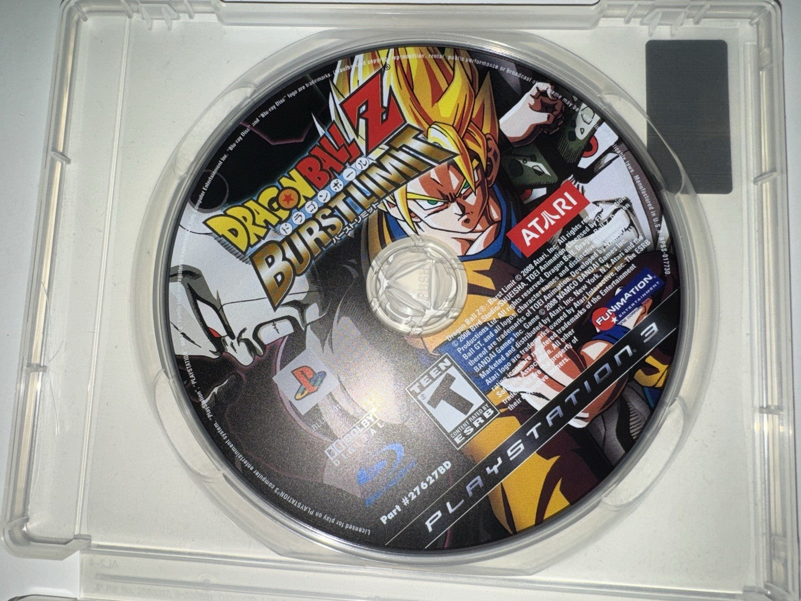 Dragon Ball Z Burst Limit (Sony PlayStation 3, 2008) DISC ONLY LOOSE PS3
