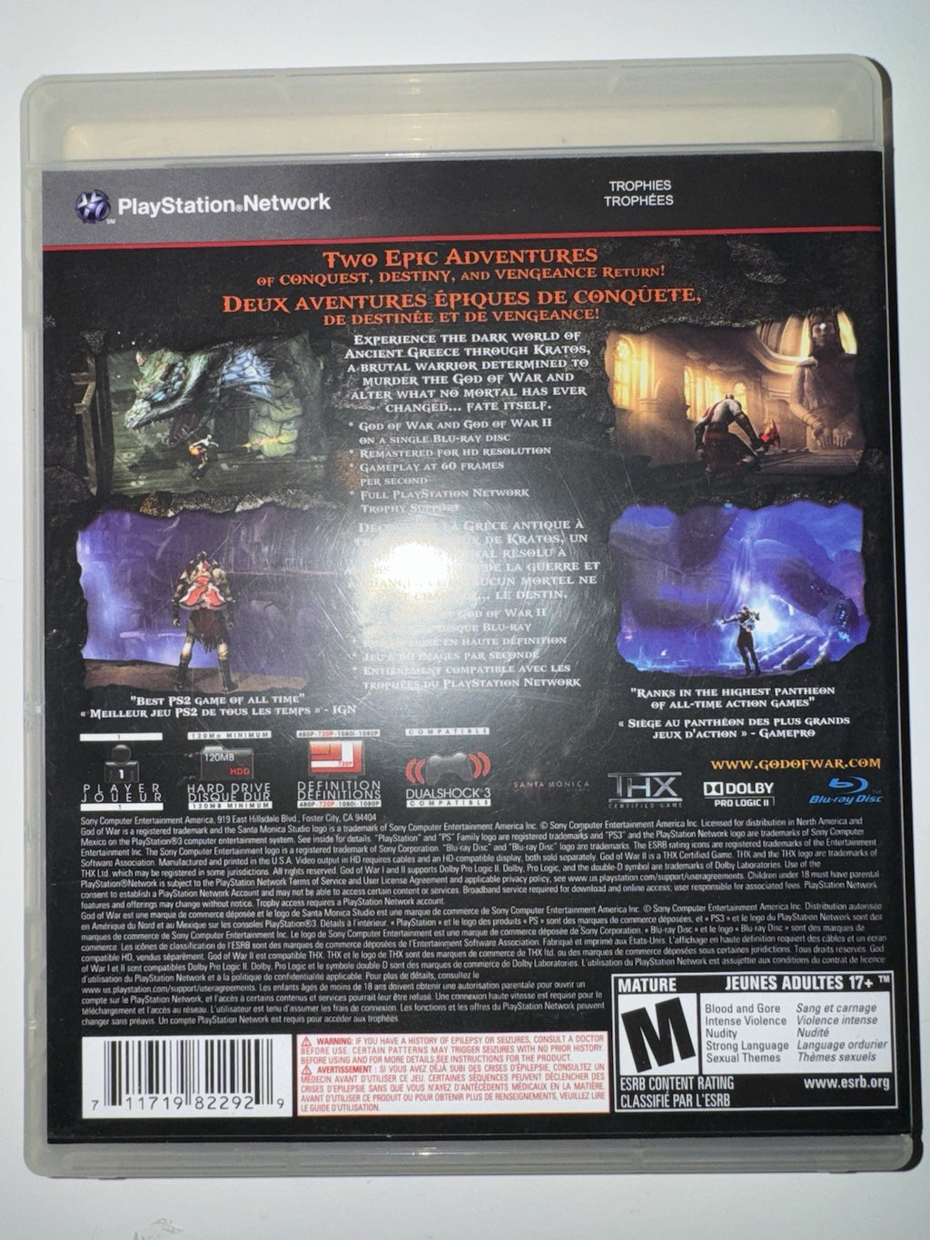 PS3 | God Of War Collection | CIB Complete | Sony PlayStation 3