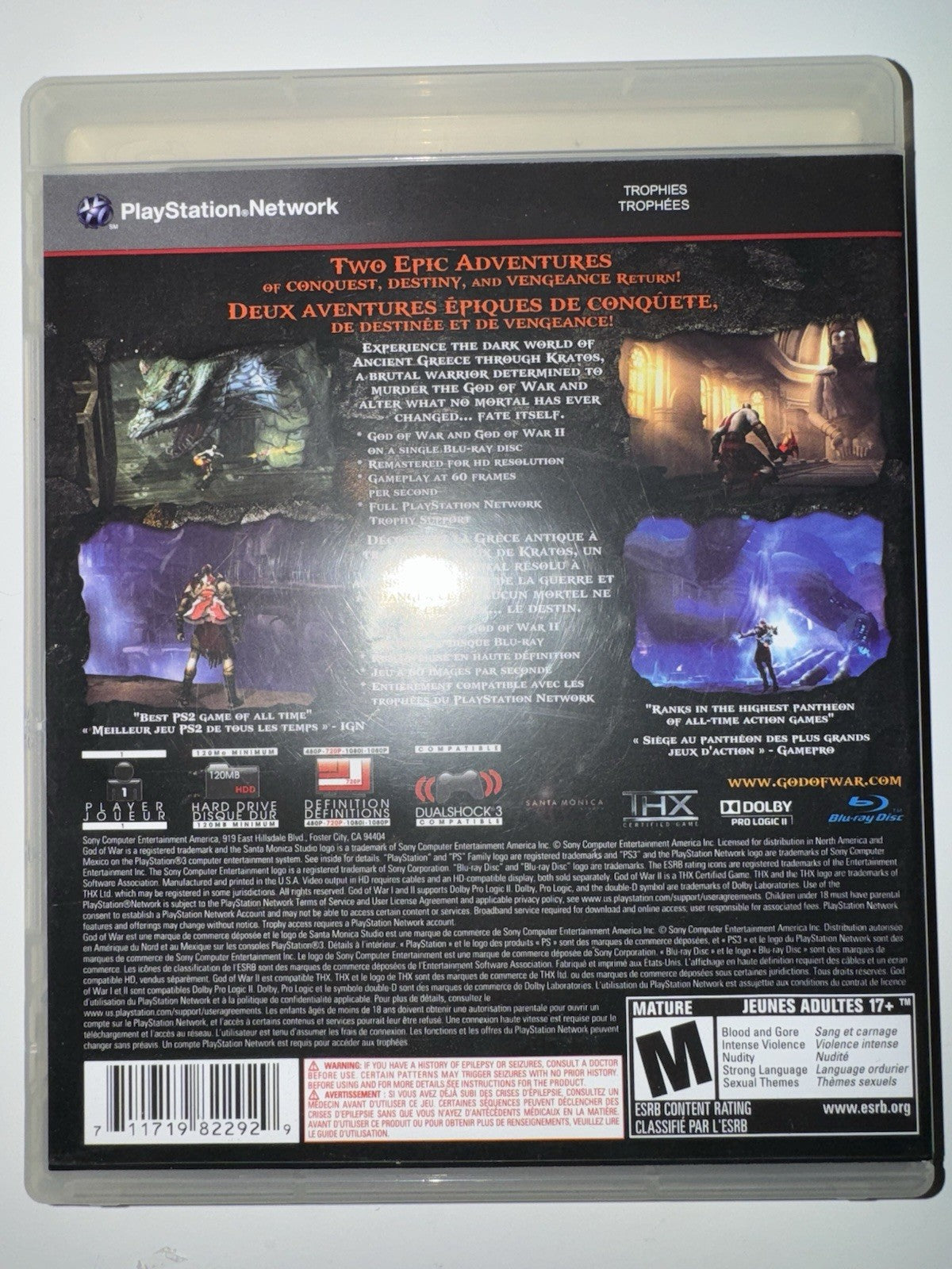 PS3 | God Of War Collection | CIB Complete | Sony PlayStation 3