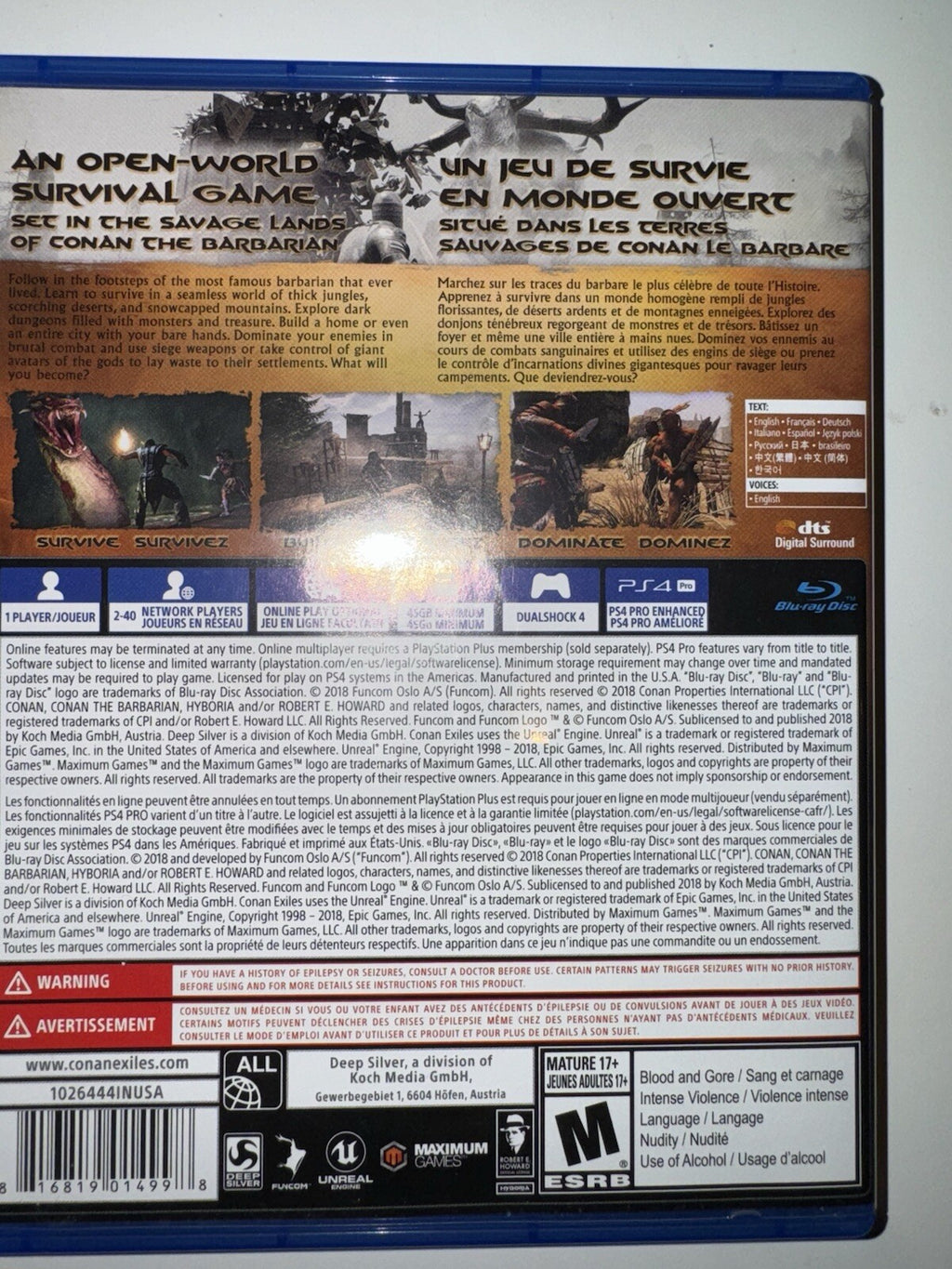 Conan Exiles - Sony PlayStation 4 PS4