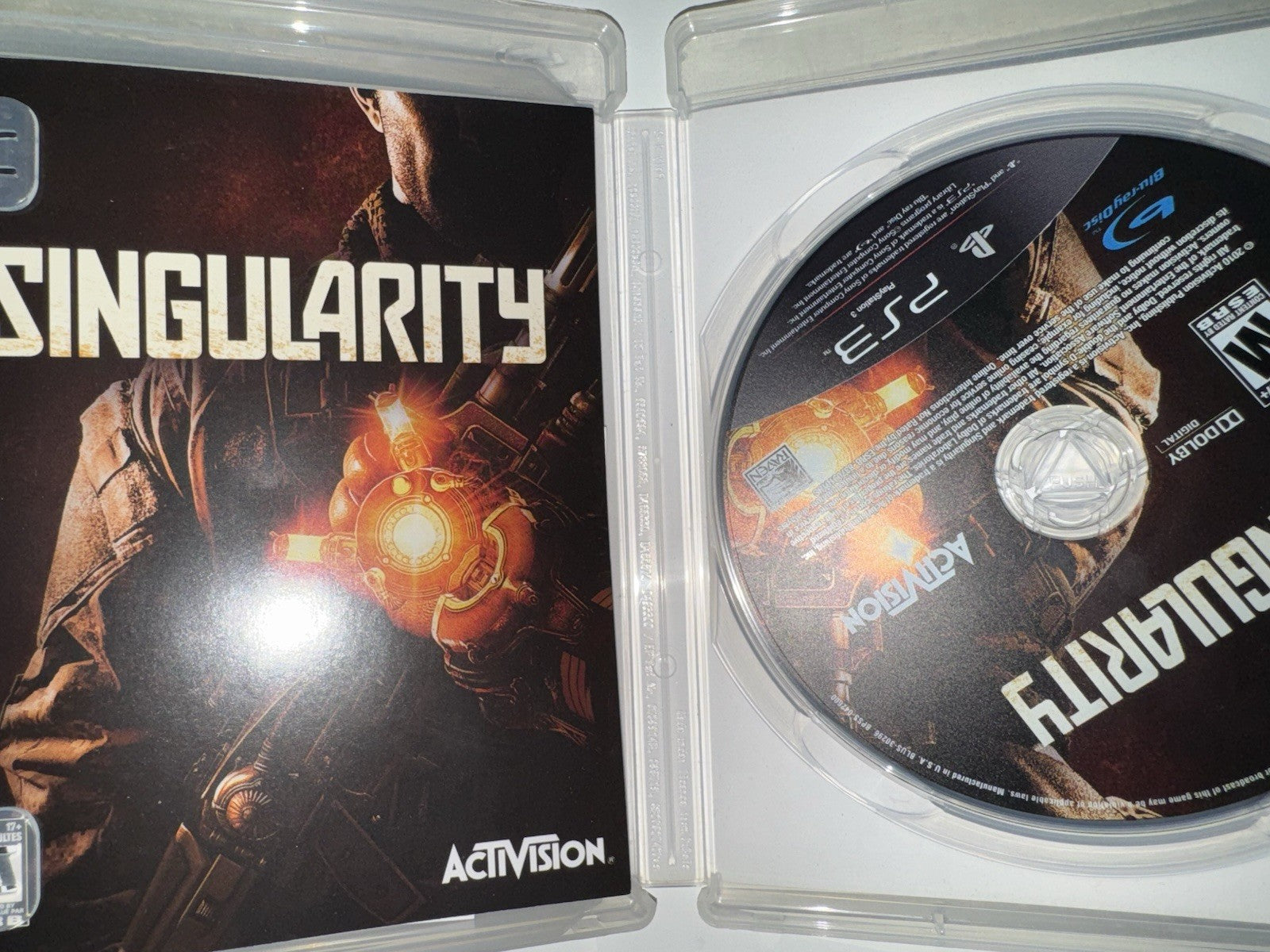 Singularity (Sony PlayStation 3, 2010) CIB COMPLETE + MANUAL PS3