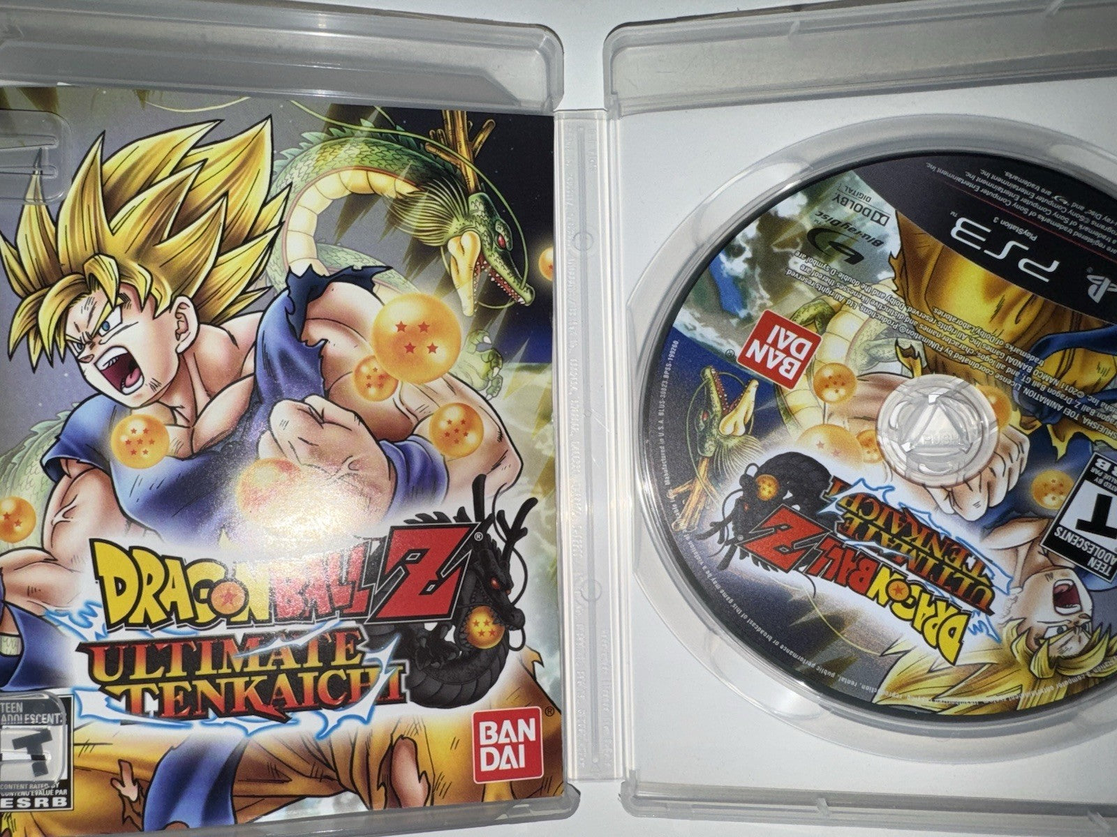 Dragon Ball Z: Ultimate Tenkaichi (Sony PlayStation 3, 2011) CIB COMPLETE PS3