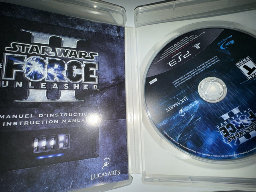 Star Wars The Force Unleashed II 2 (Sony PlayStation 3, 2010) CIB COMPLETE PS3