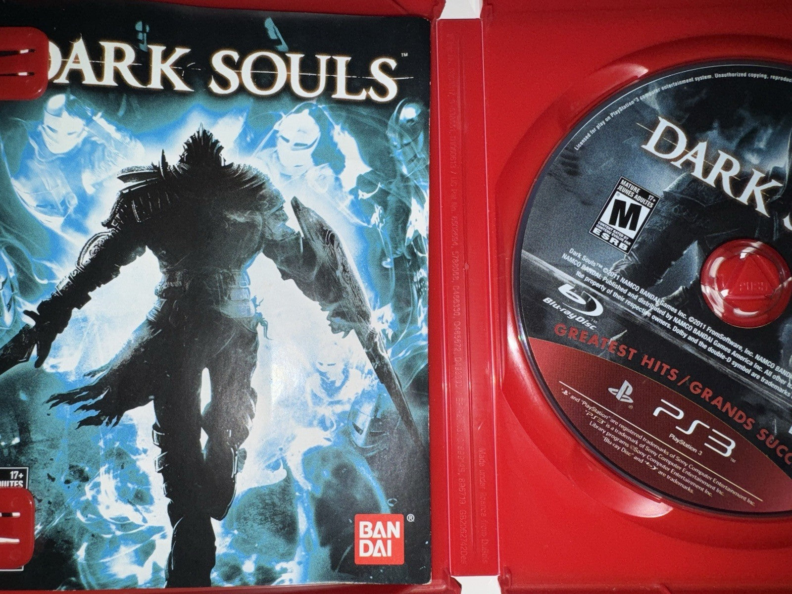 Dark Souls (Sony PlayStation 3, 2011) CIB COMPLETE + MANUAL PS3