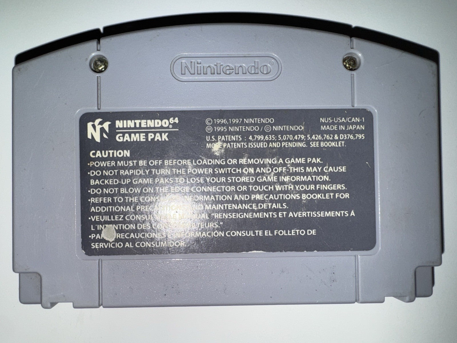 Super Smash Bros.  (Nintendo 64 N64 1996) N64 CART ONLY