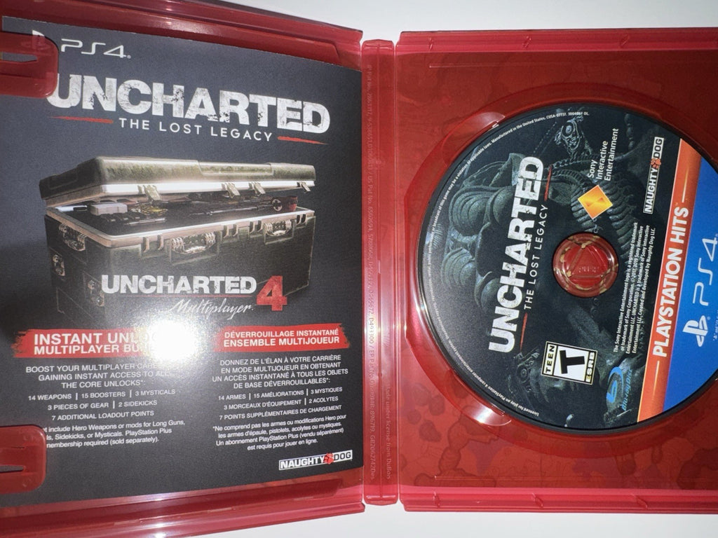 Uncharted: The Lost Legacy (Sony PlayStation 4, 2017) PS4
