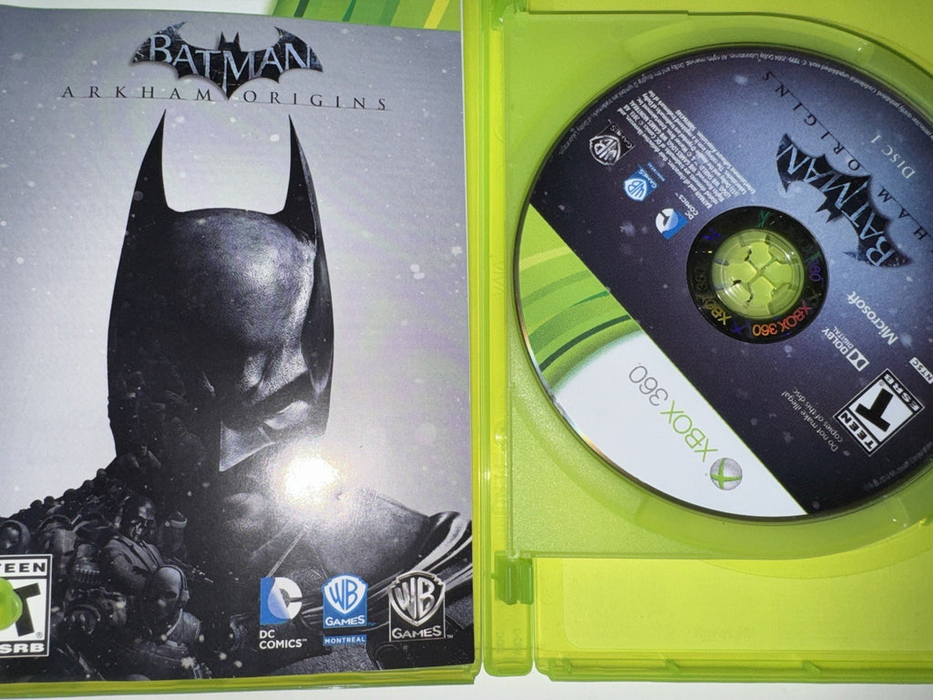 Batman: Arkham Origins (Microsoft Xbox 360, 2013) CIB COMPLETE + MANUAL XB360