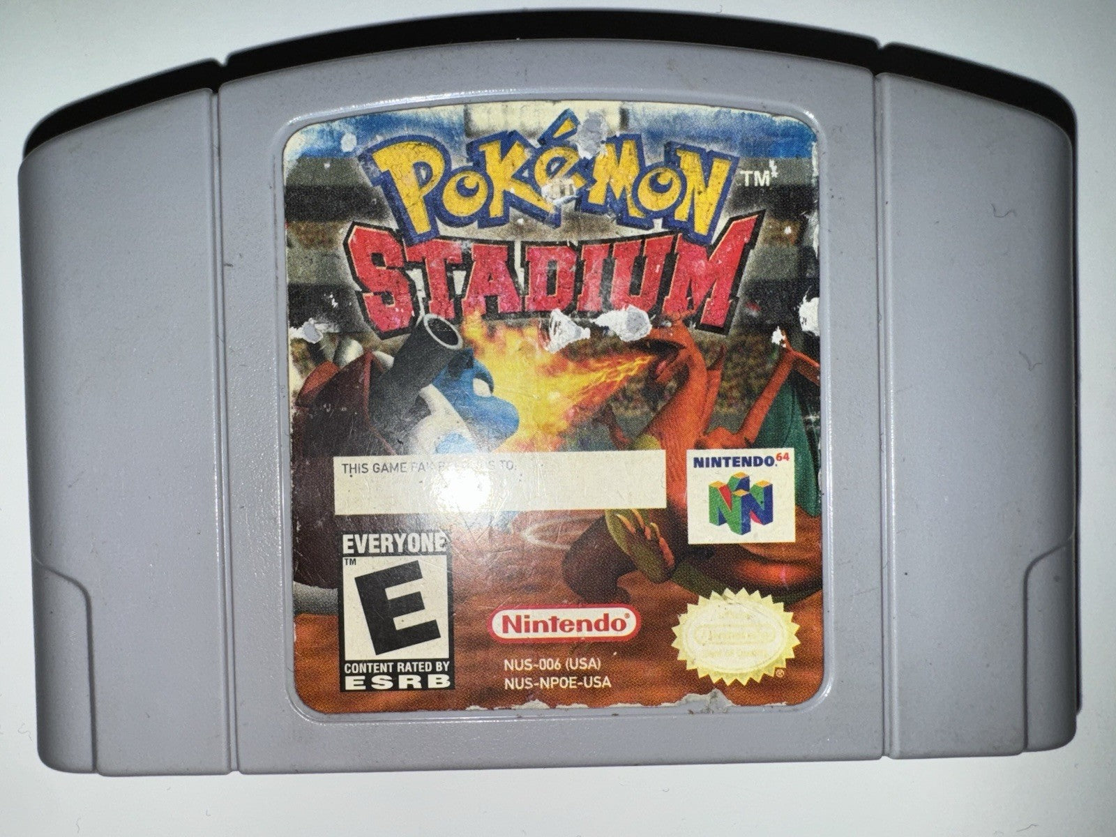 Pokemon Stadium (Nintendo 64, 2000) CART ONLY N64