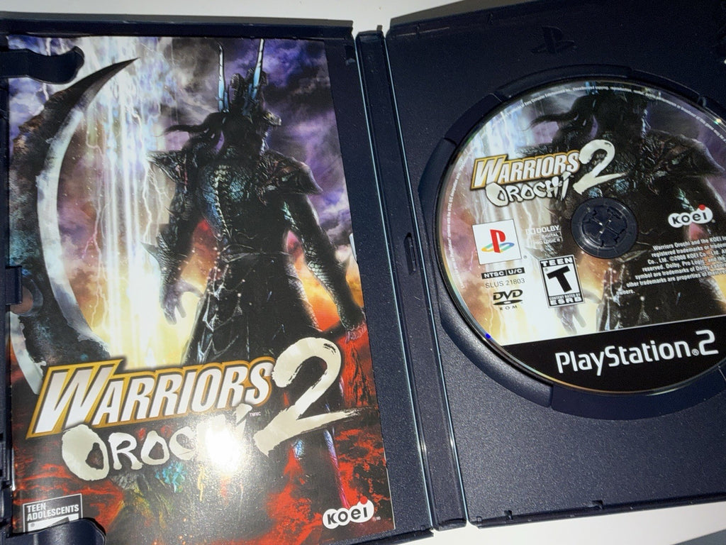 Warriors Orochi 2 (Sony PlayStation 2, 2008) CIB COMPLETE PS2