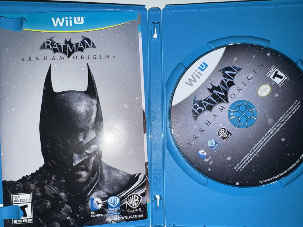 Batman: Arkham Origins (Nintendo Wii U, 2013) CIB COMPLETE