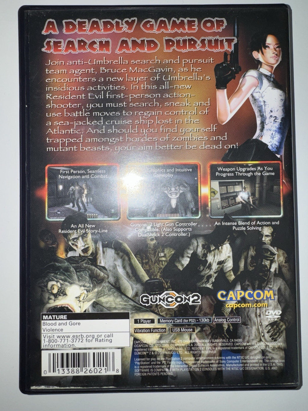 Resident Evil Dead Aim (Sony PlayStation 2) CIB COMPLETE PS2