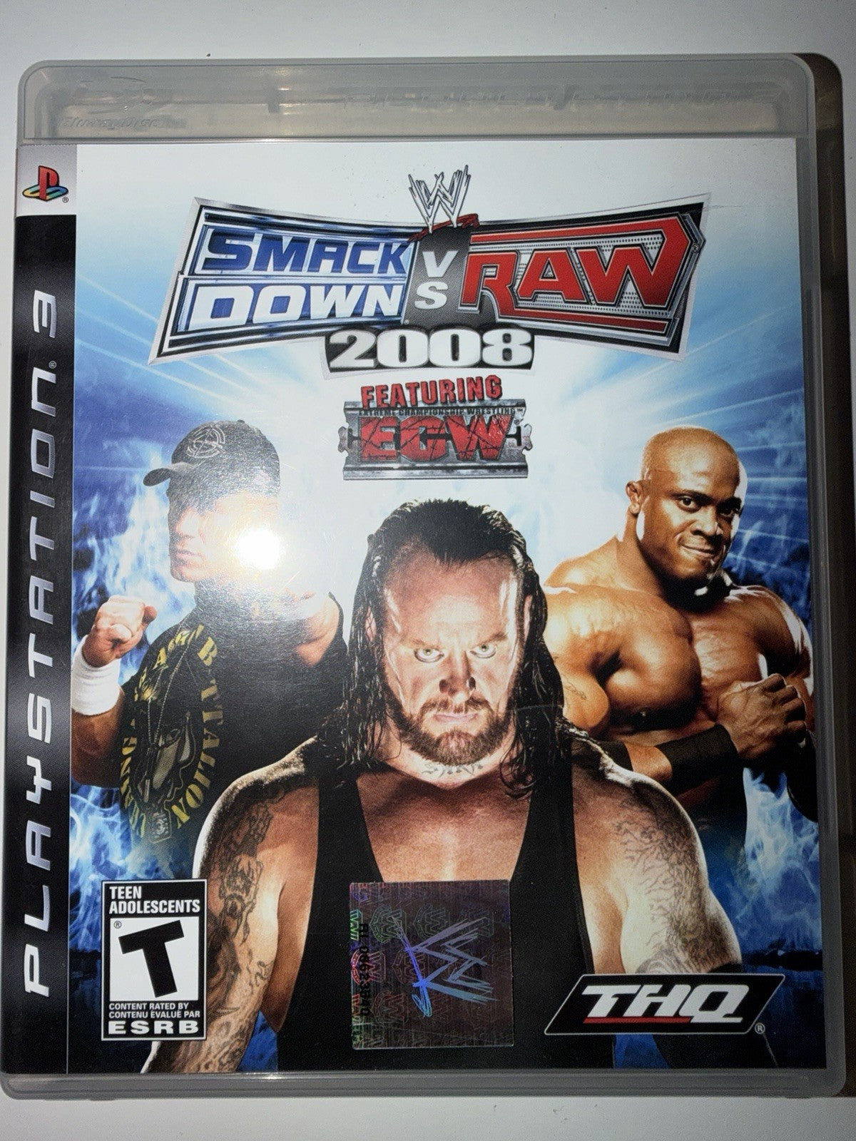 WWE Smackdown Vs. Raw 2008 ECW (Sony PlayStation 3, 2007) CIB COMPLETE PS3