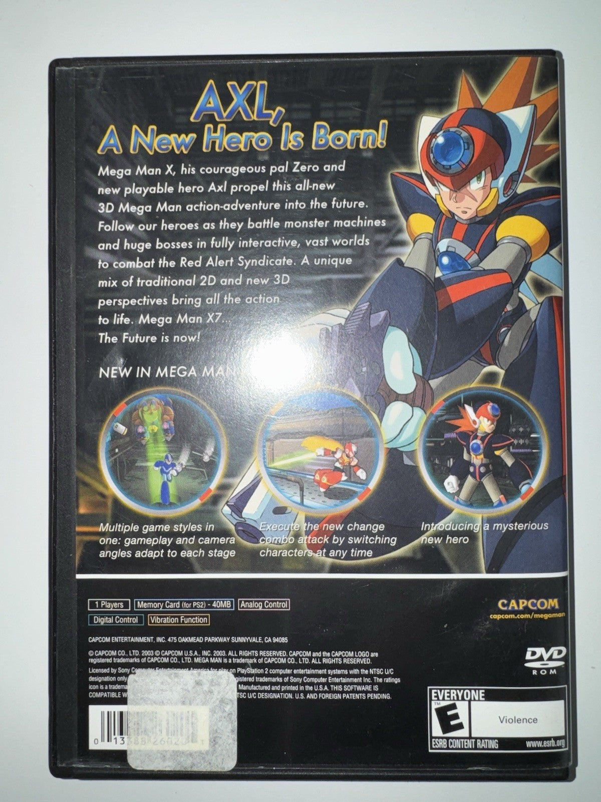 Mega Man X7 (Sony PlayStation 2, 2003) PS2