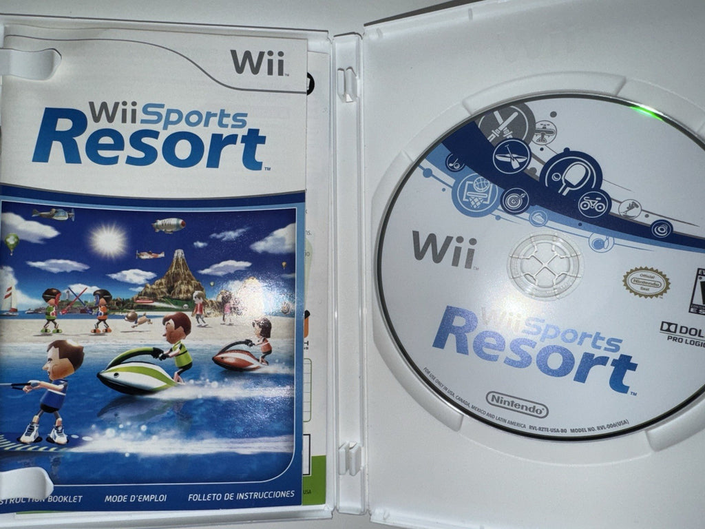 Wii Sports Resort (Nintendo Wii, 2009) CIB COMPLETE WII