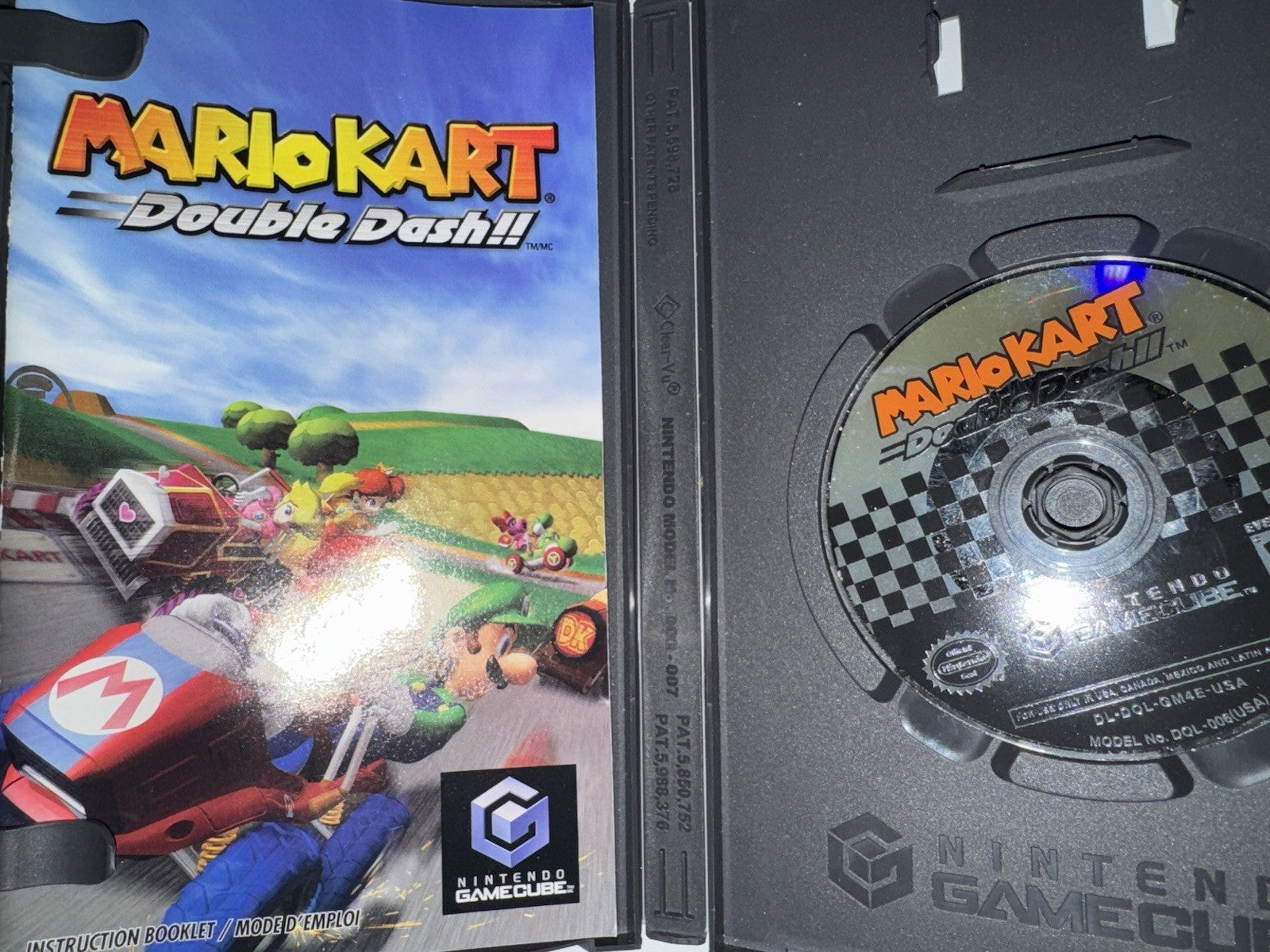Mario Kart: Double Dash!! (Nintendo GameCube, 2003) CIB COMPLETE GC