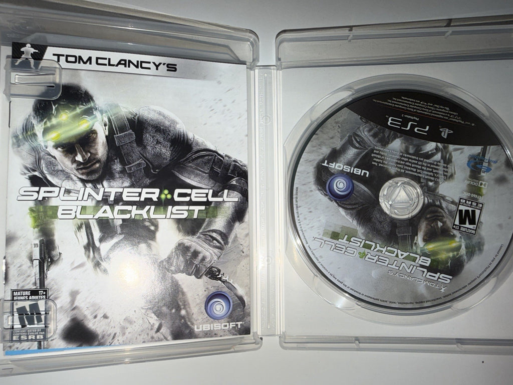 Splinter Cell: Blacklist (Sony PlayStation 3, 2013) CIB COMPLETE PS3