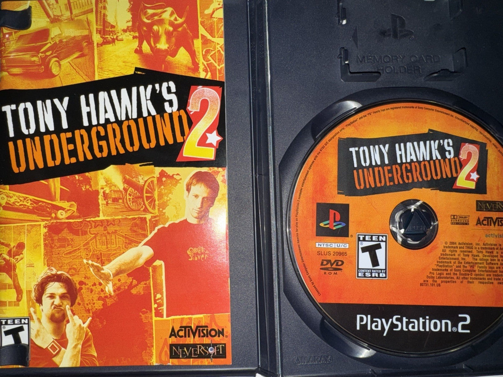 Tony Hawk's Underground 2 (Sony PlayStation 2, 2004) CIB COMPLETE + MANUAL PS2