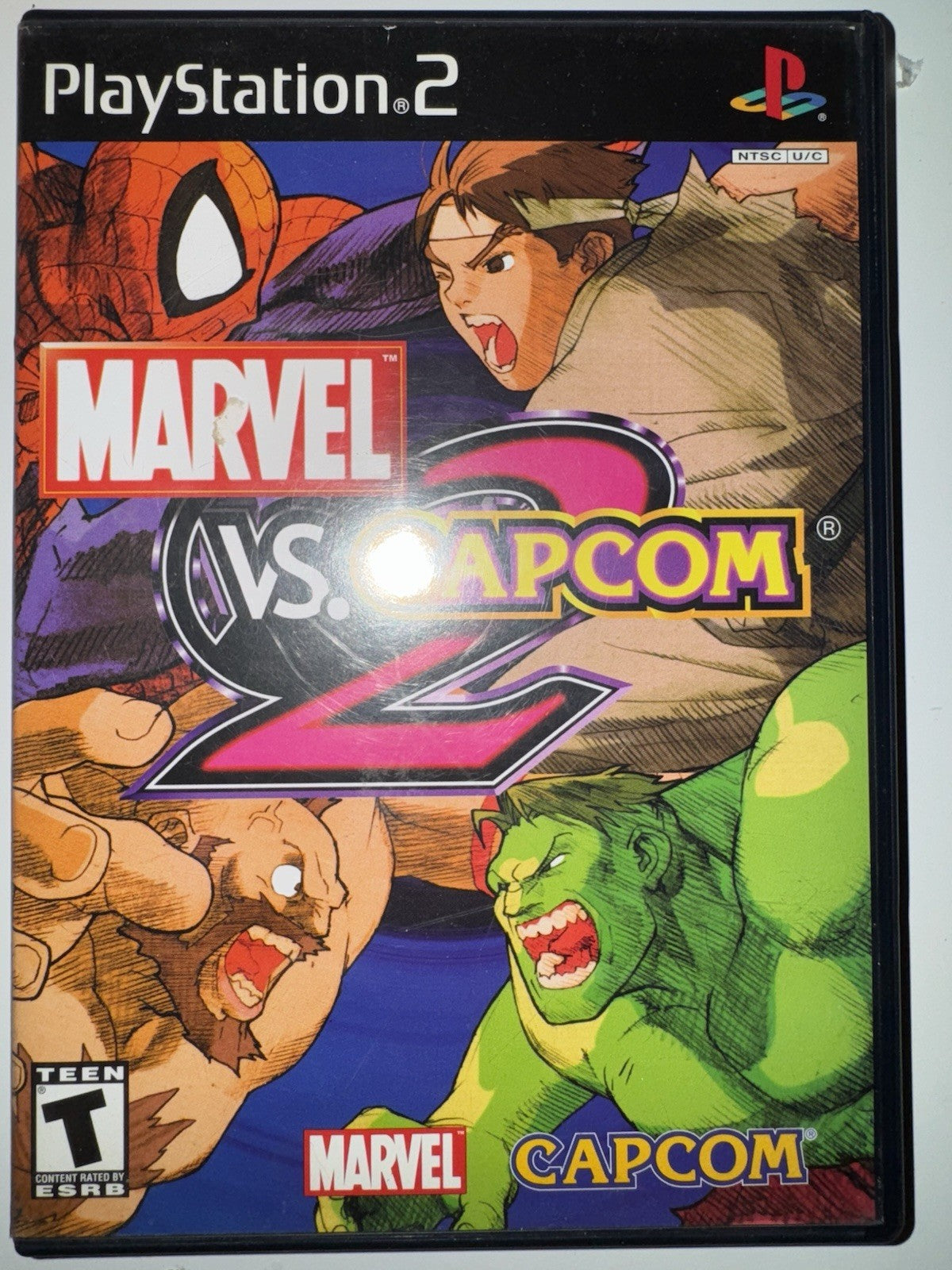 Marvel vs Capcom 2 (Sony PlayStation 2, 2002) CIB COMPLETE PS2