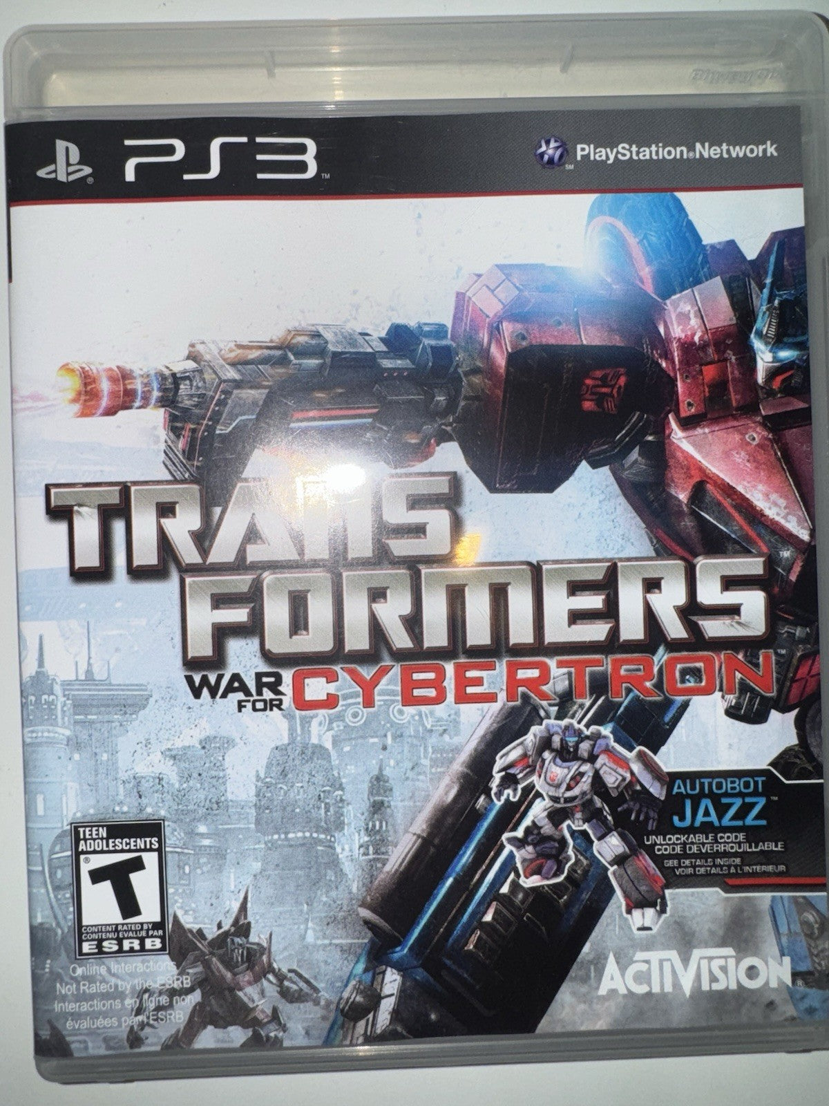 Transformers: War for Cybertron (Sony PlayStation 3, 2010) CIB COMPLETE PS3