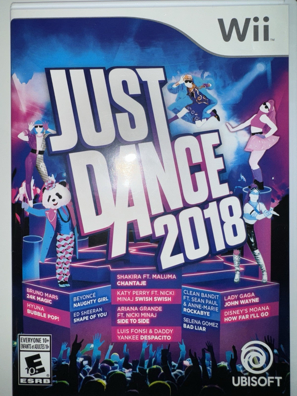 Just Dance 2018 (Nintendo Wii, 2017) CIB Complete WII