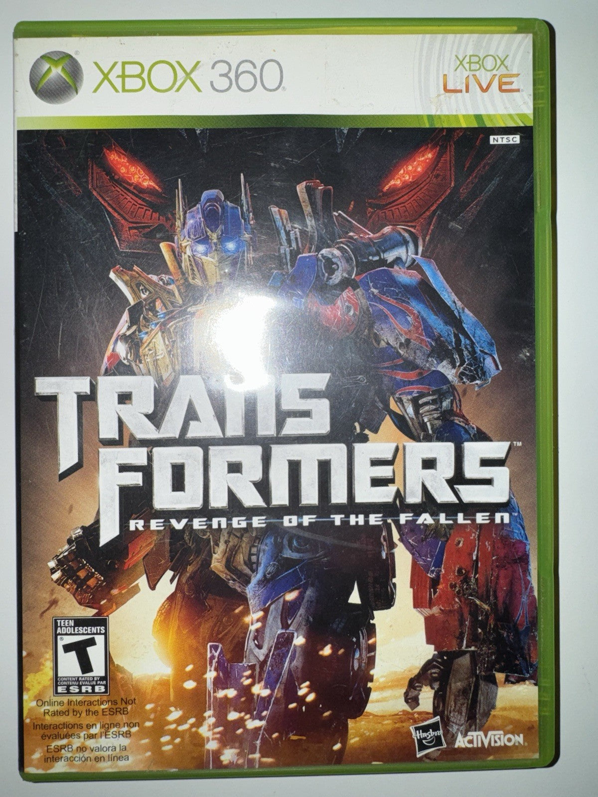 Transformers: Revenge of the Fallen (Microsoft Xbox 360 2009) CIB COMPLETE XB360