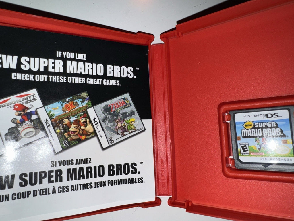 New Super Mario Bros. (Nintendo DS, 2006) CIB COMPLETE DS