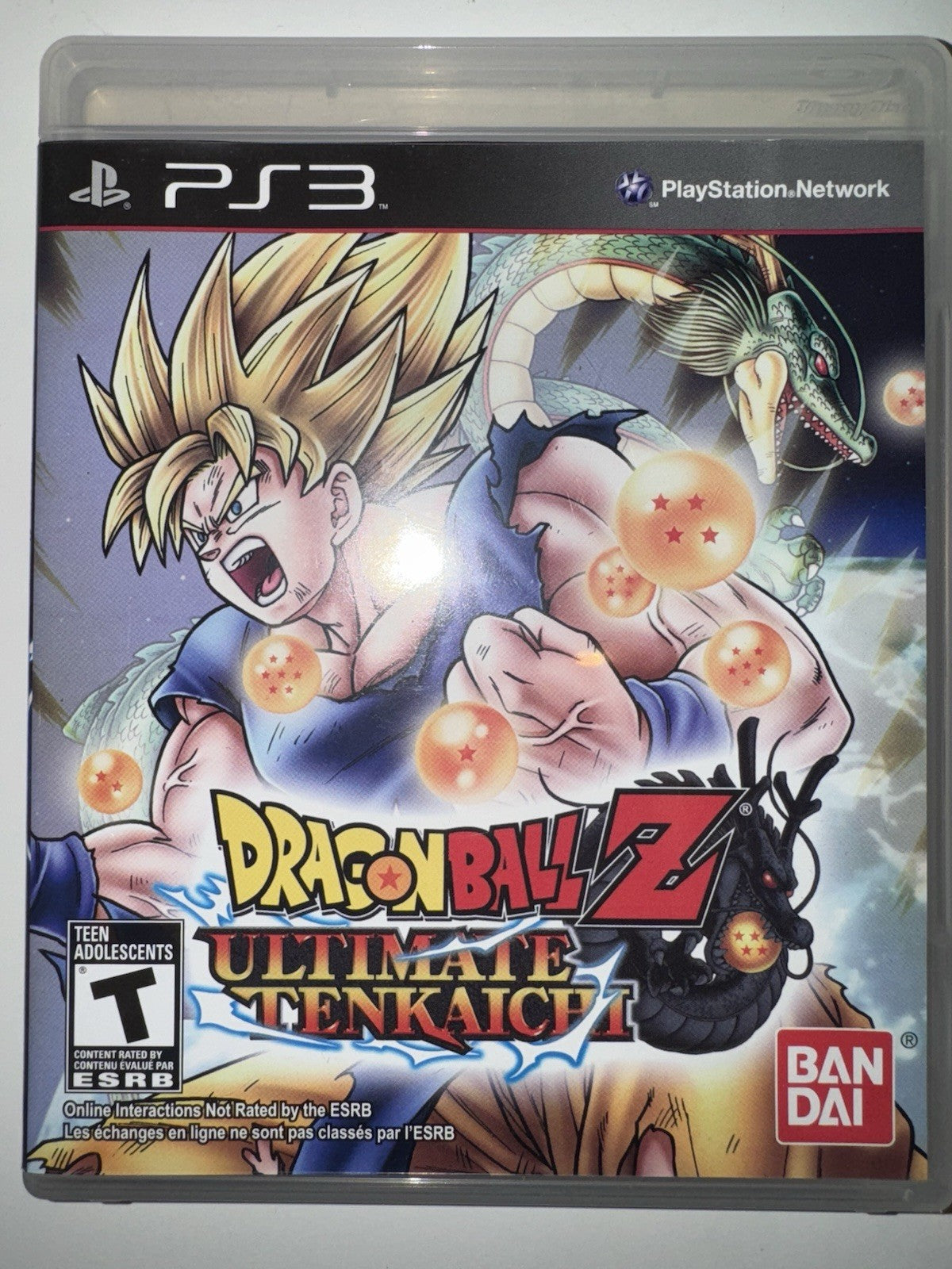 Dragon Ball Z: Ultimate Tenkaichi (Sony PlayStation 3, 2011) CIB COMPLETE PS3