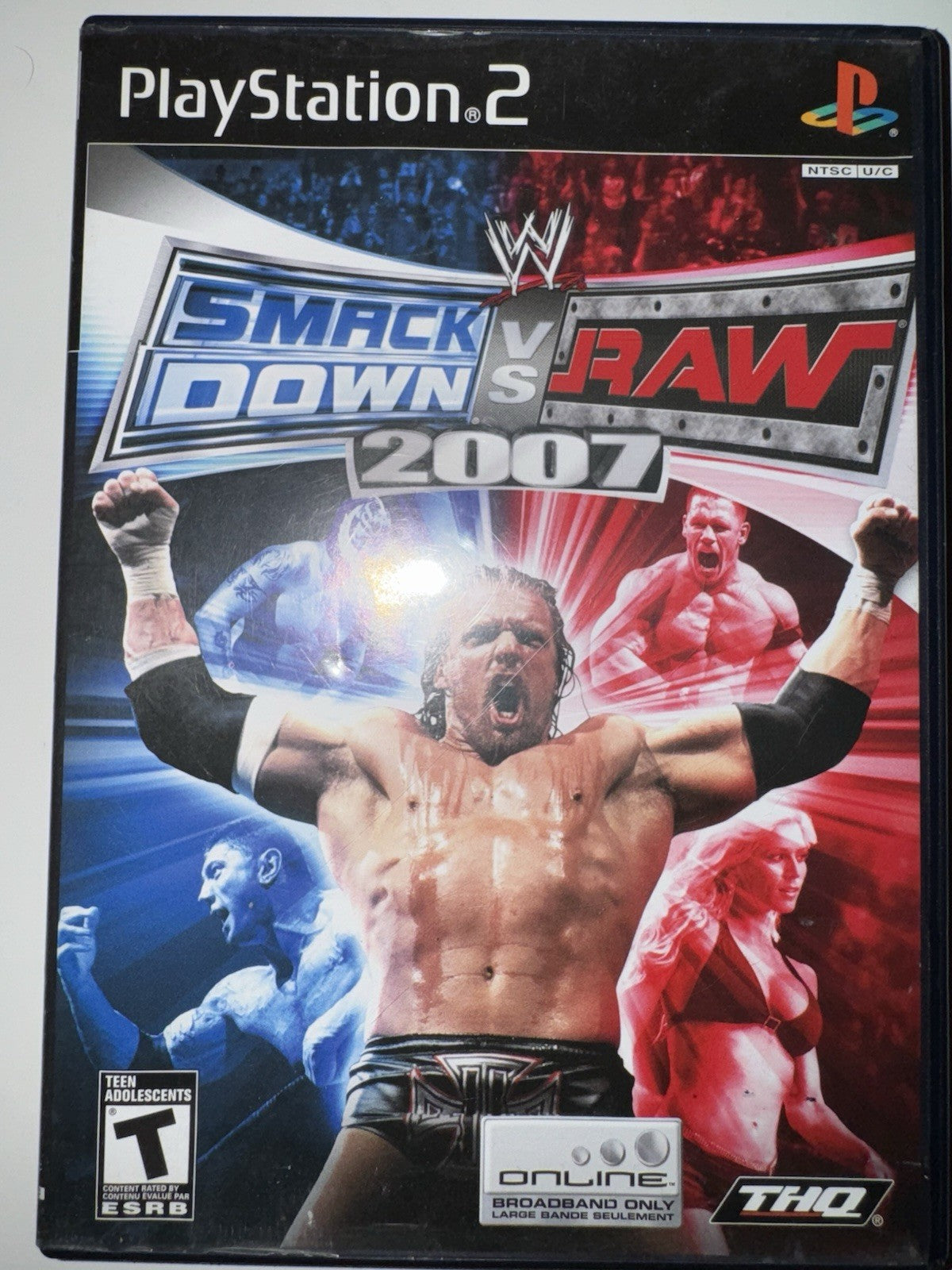 WWE Smackdown VS Raw 2007 (Sony PlayStation 2, 2007) CIB COMPLETE + MANUAL PS2