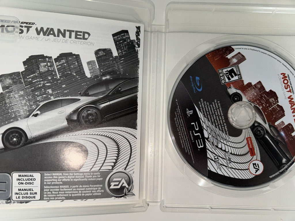 Need for Speed: Most Wanted (Sony PlayStation 3, 2012) CIB COMPLETE PS3