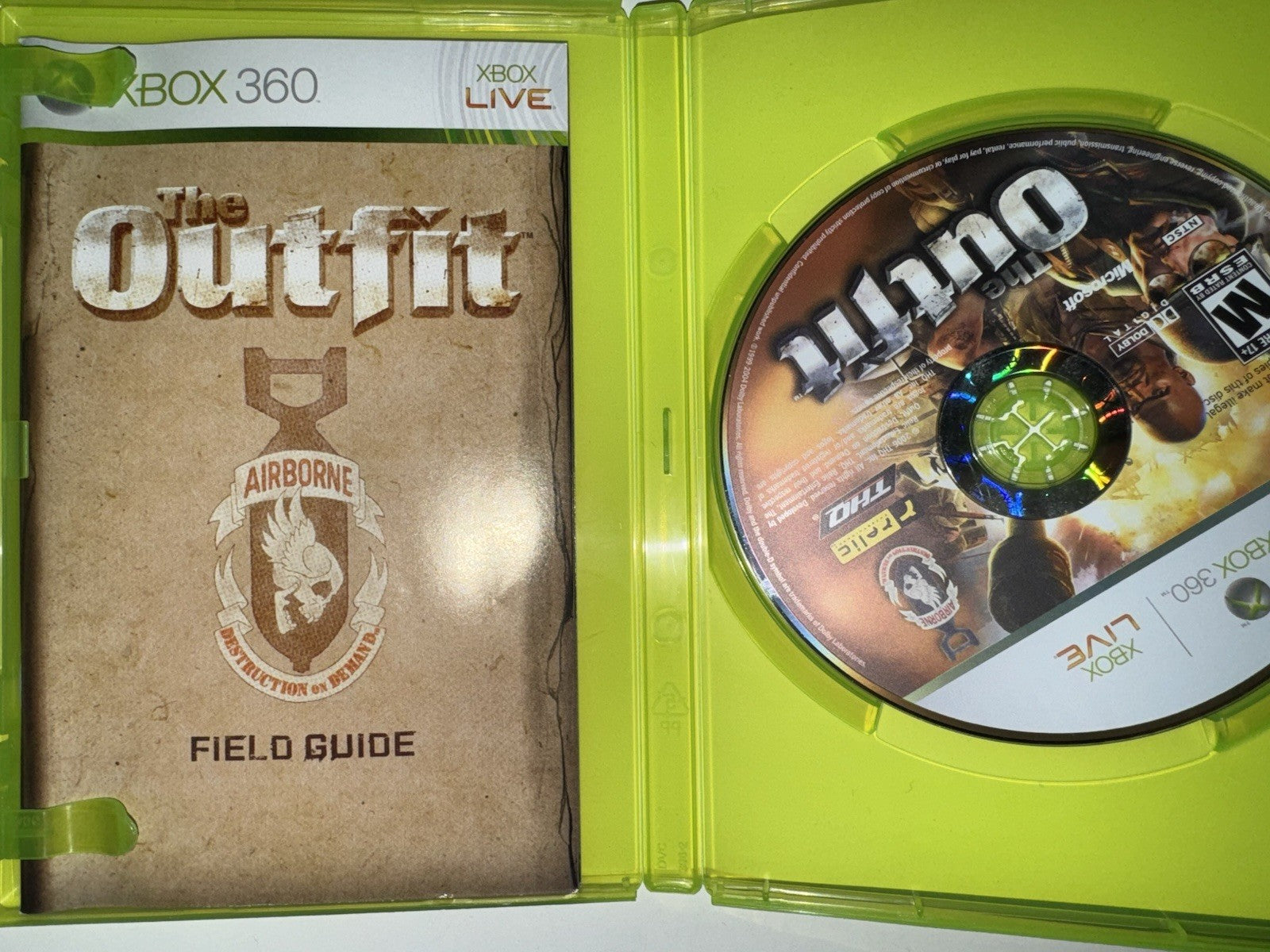 The Outfit (Microsoft Xbox 360, 2006) CIB COMPLETE XB360