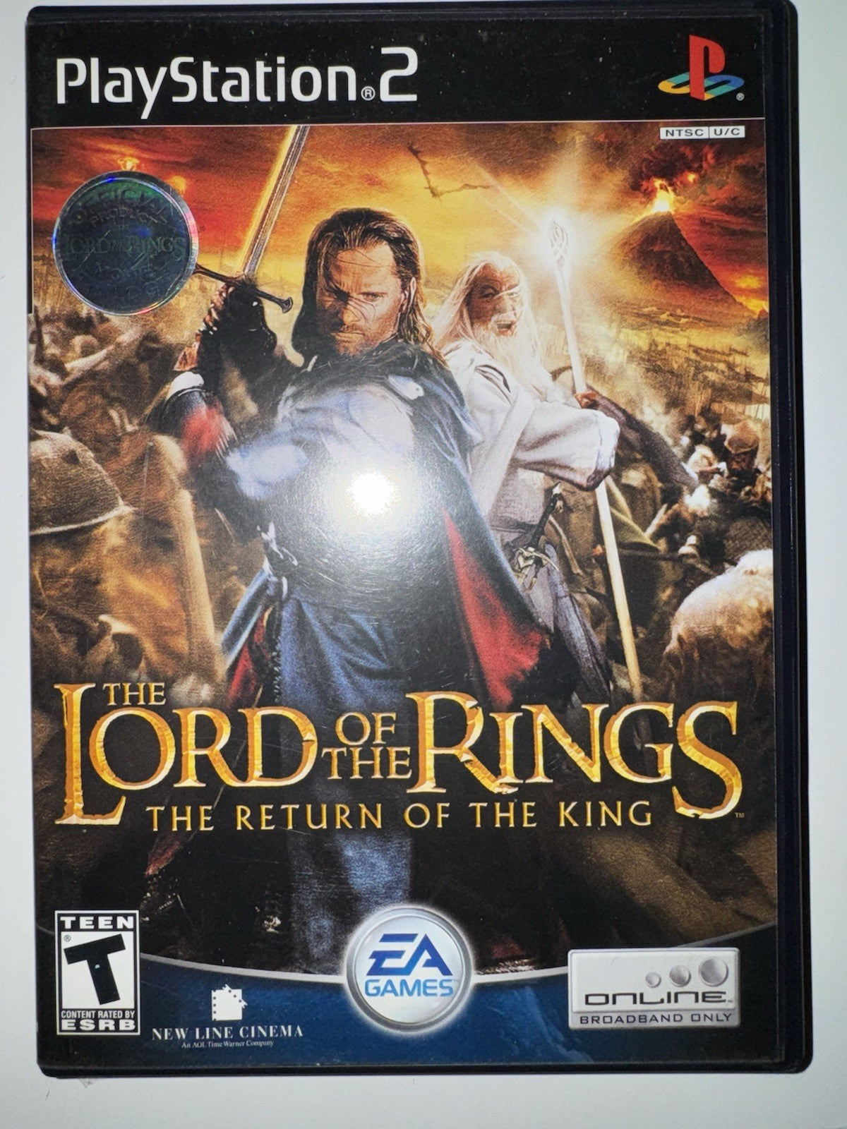 The Lord of the Rings Return of the King PS2 PlayStation 2 COMPLETE CIB