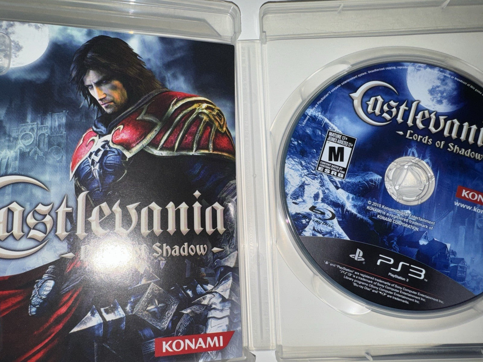 Castlevania: Lords of Shadow (Sony PlayStation 3, 2010) CIB COMPLETE +MANUAL PS3