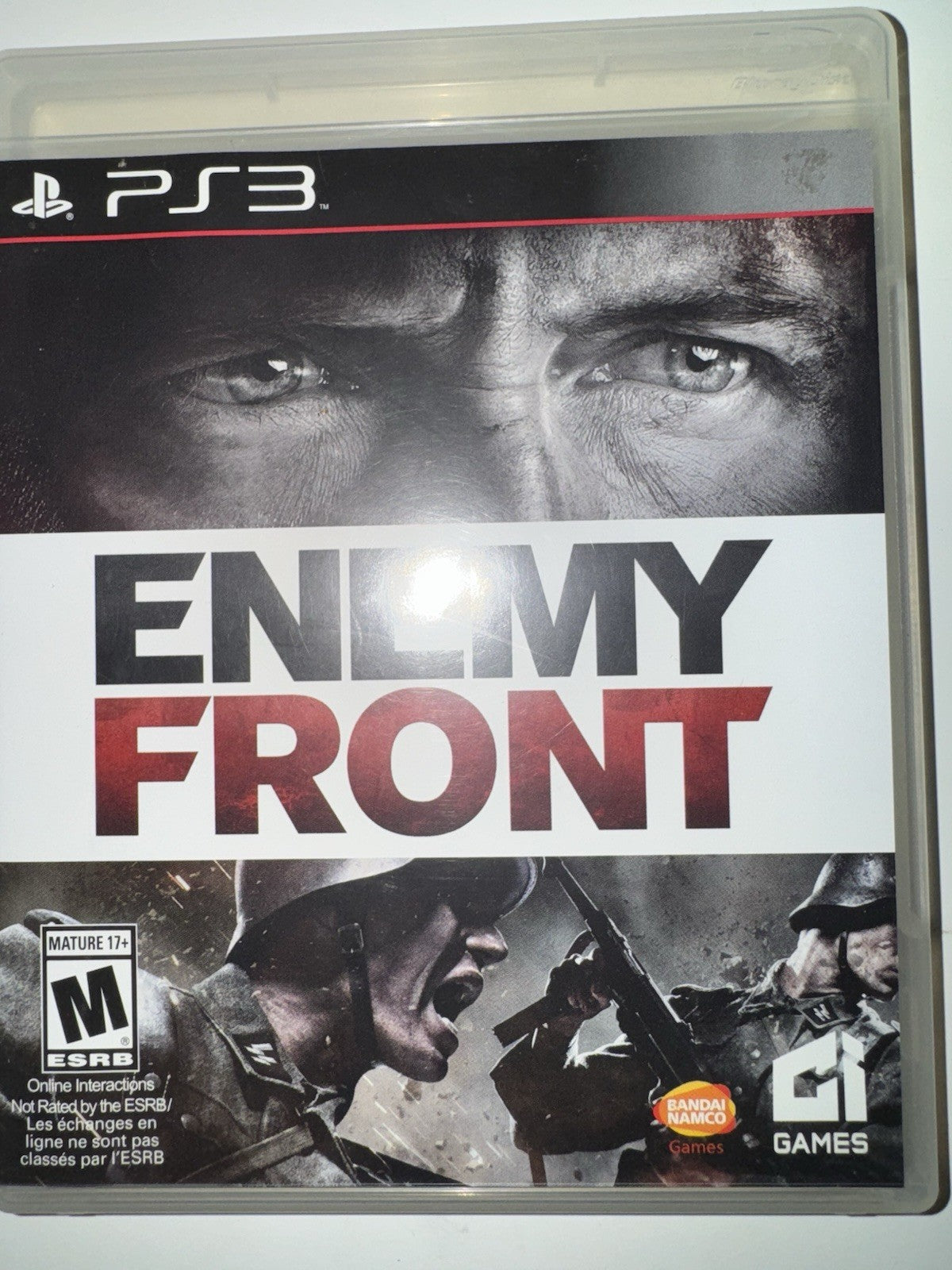 Enemy Front (Sony PlayStation 3, 2014) CIB COMPLETE + MANUAL PS3