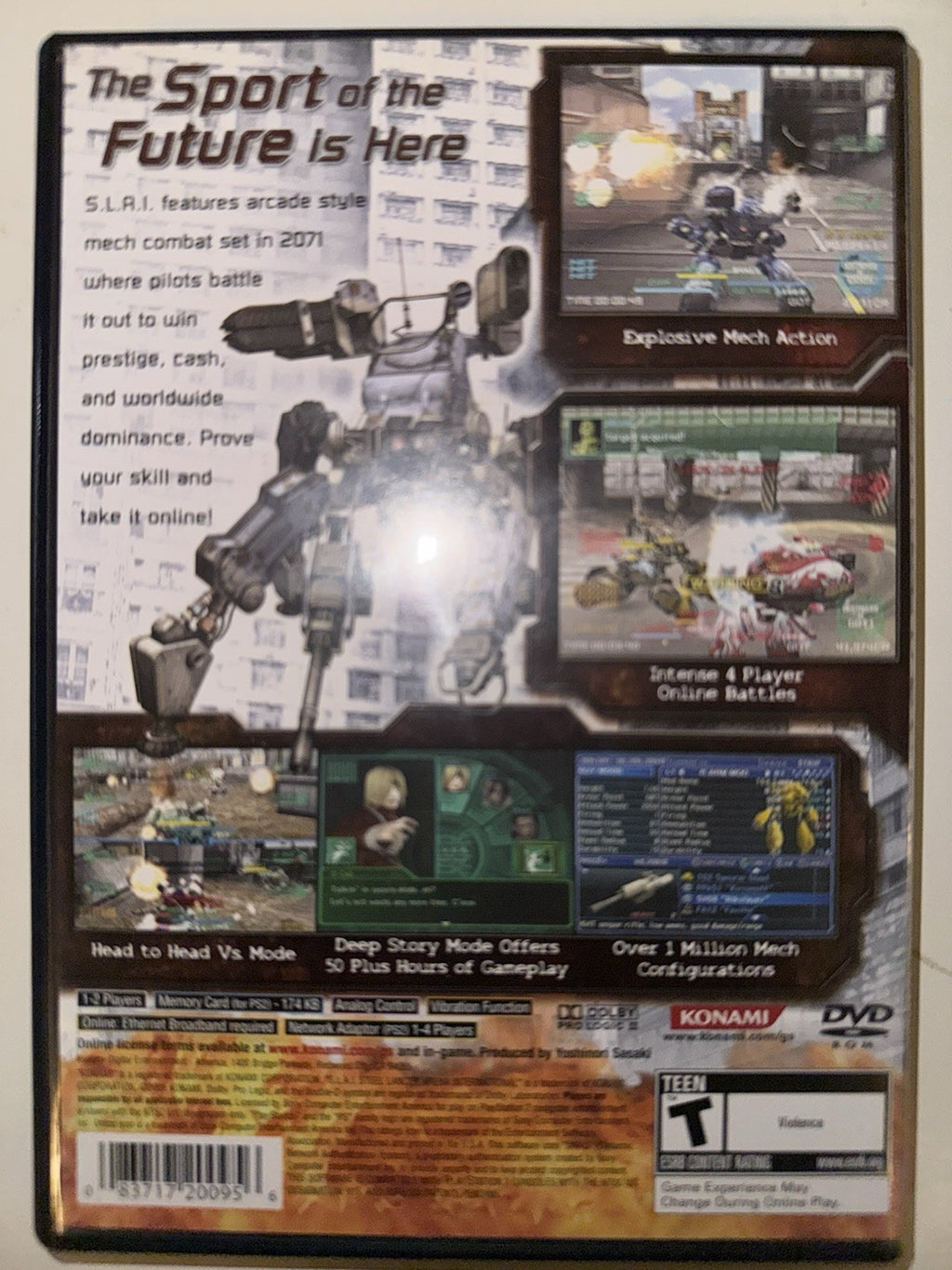 S.L.A.I.: Steel Lancer Arena International (Sony PlayStation 2, 2005) CIB PS2