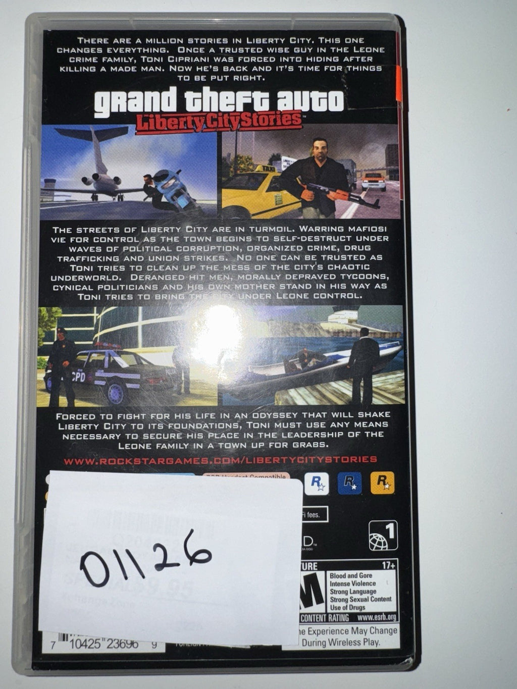 Grand Theft Auto Liberty City Stories (Sony PlayStation Portable Psp) GTA PSP