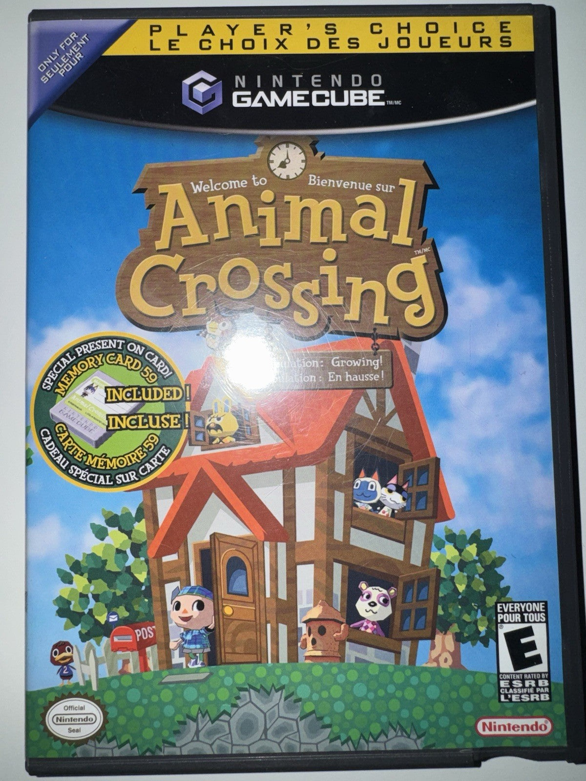 Animal Crossing (Nintendo GameCube, 2002) CIB COMPLETE GC