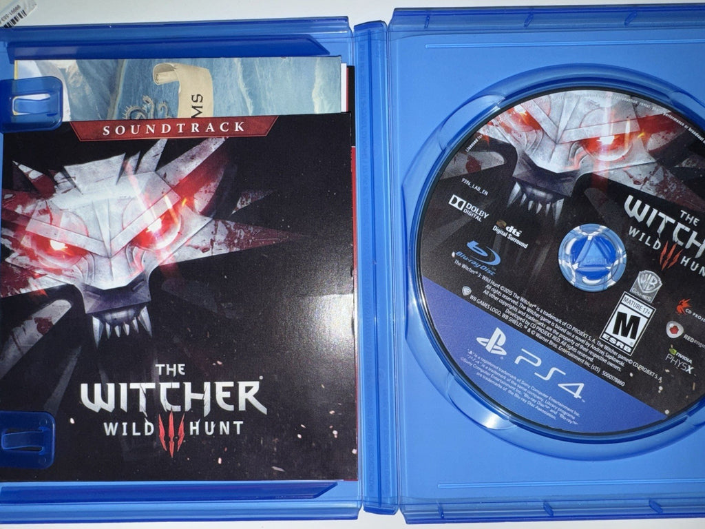 The Witcher III 3 : Wild Hunt (Sony PlayStation 4, 2016) CIB COMPLETE PS4