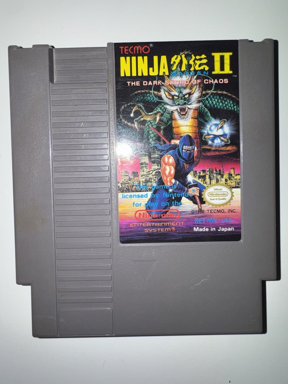 Ninja Gaiden II 2: The Dark Sword of Chaos (Nintendo NES, 1990) CART ONLY