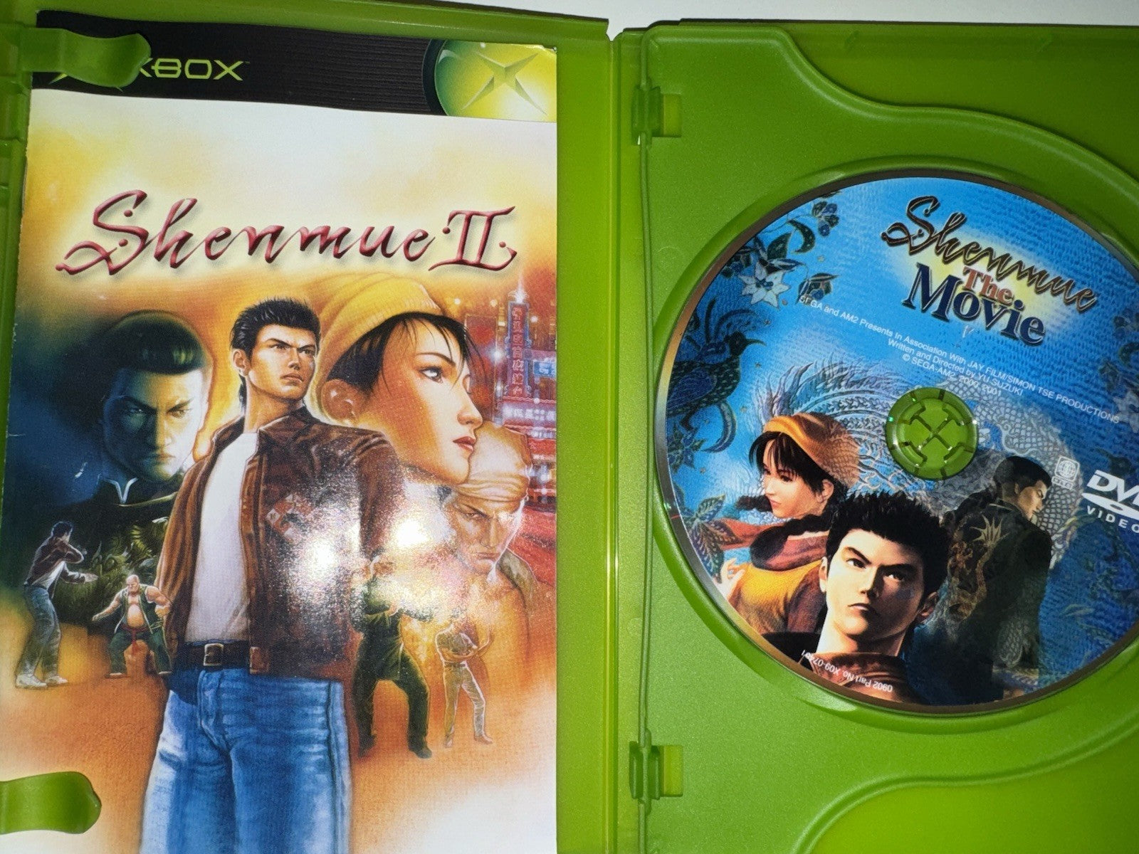 Shenmue II (Microsoft Xbox, 2002) CIB COMPLETE + MANUAL AND DVD
