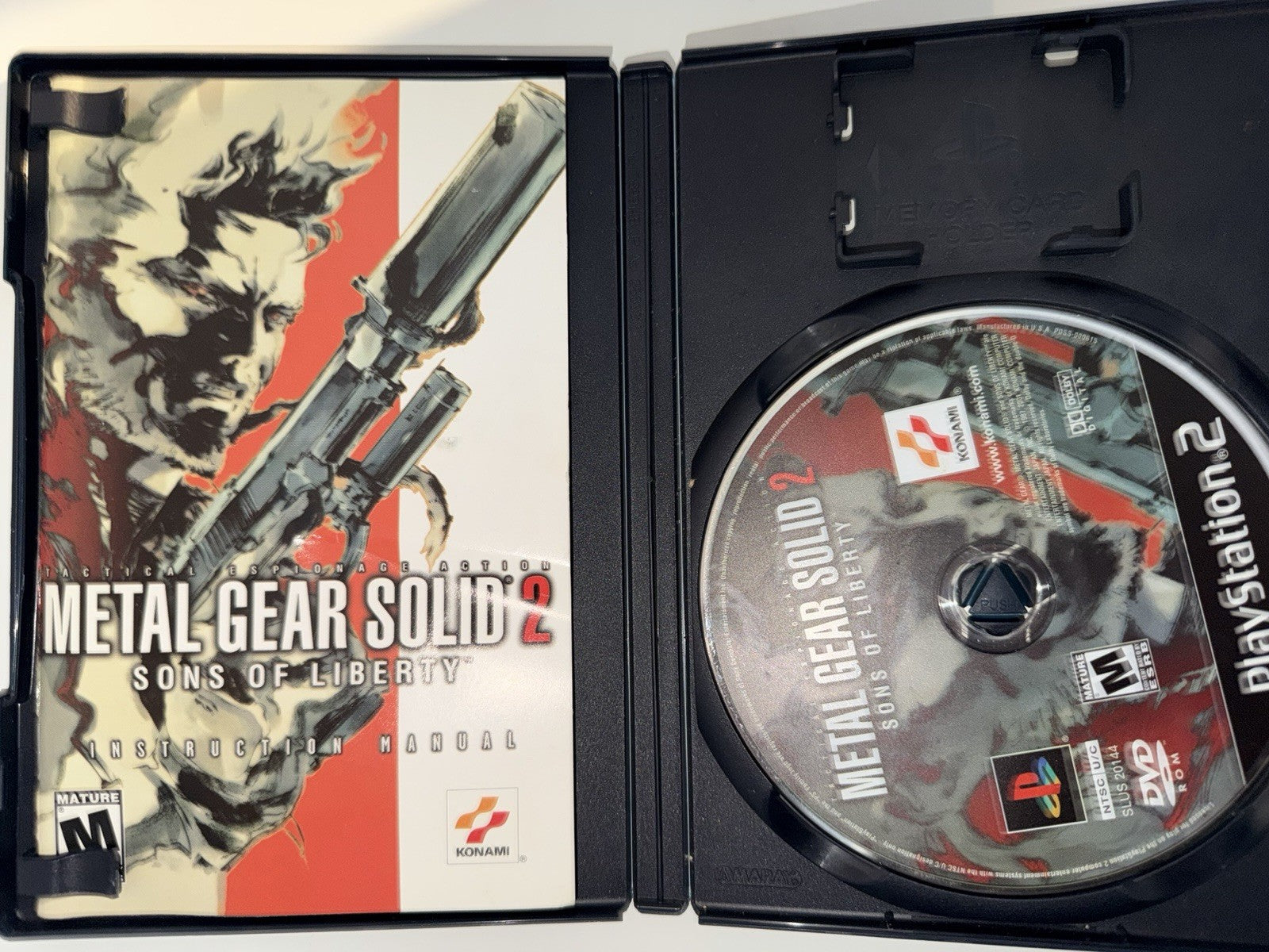 Metal Gear Solid 2: Sons of Liberty (Sony Playstation 2, 2001) CIB COMPLETE PS2