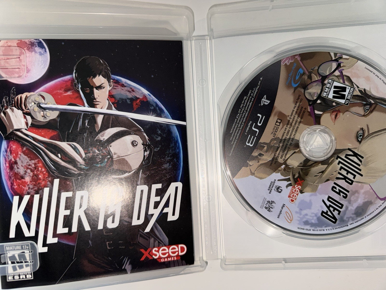 Killer Is Dead  (Sony PlayStation 3, 2013) CIB COMPLETE PS3