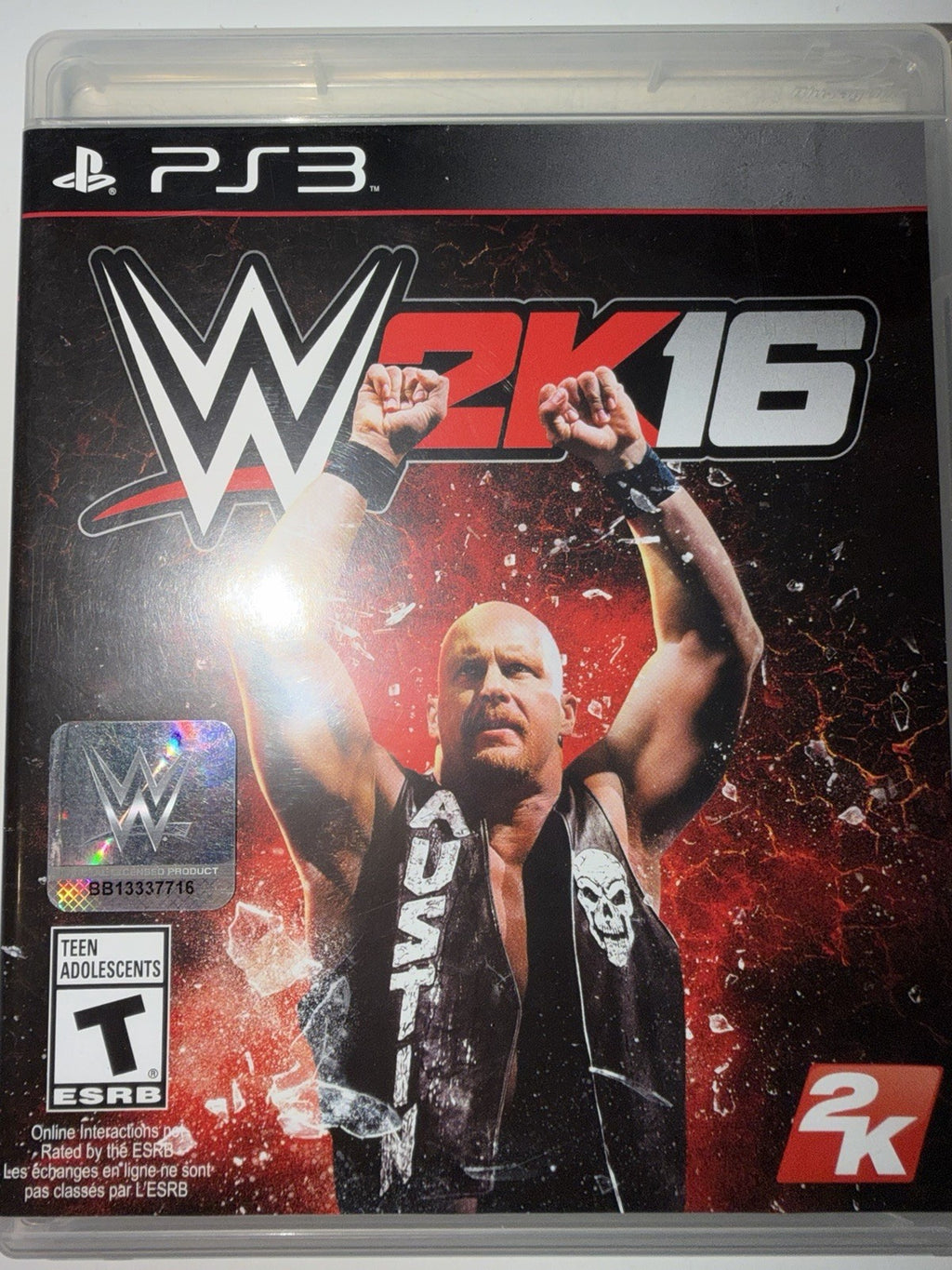 WWE 2K16 (Sony PlayStation 3, 2015) CIB COMPLETE PS3